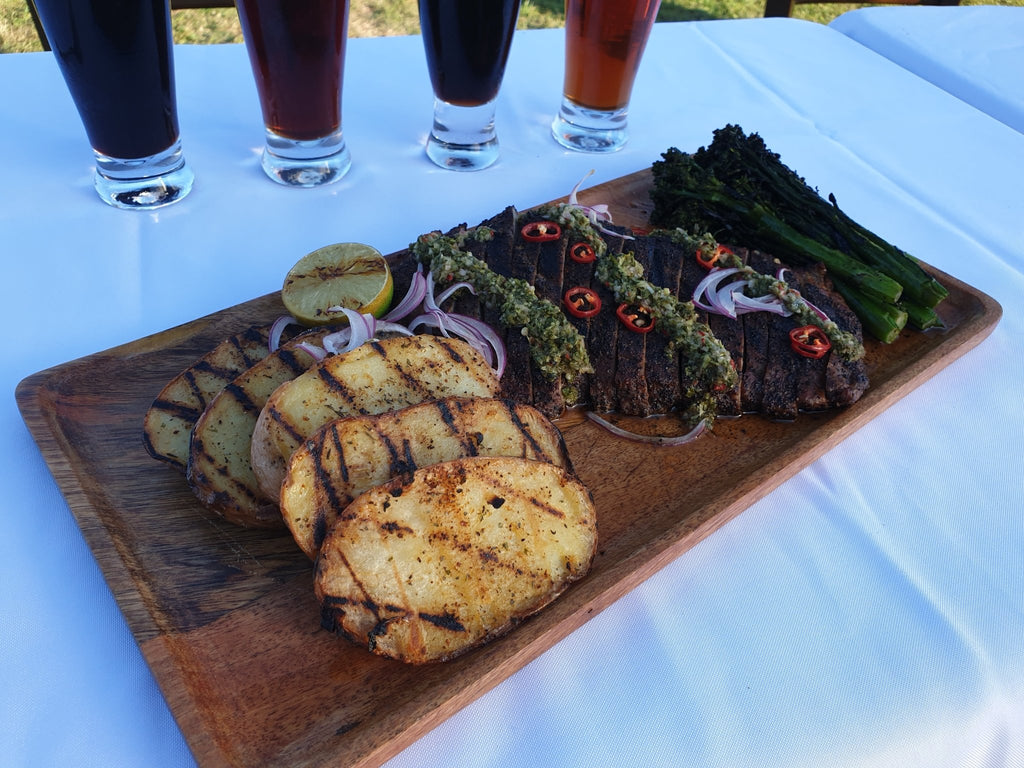 Skirt Steak with Chimichurri Sauce - SmokeyQ